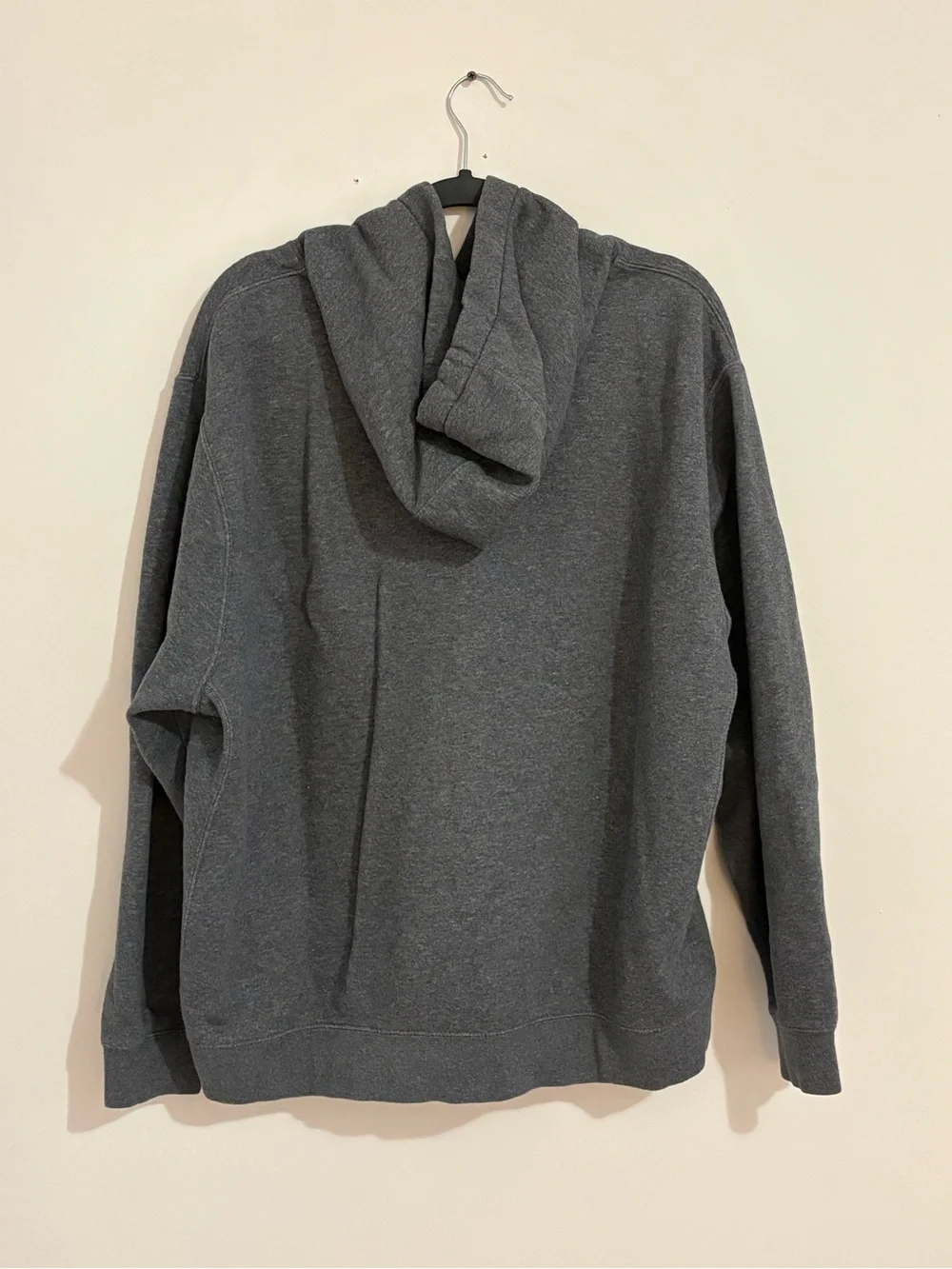 Nike Gray Pullover Hoodie with White Logo